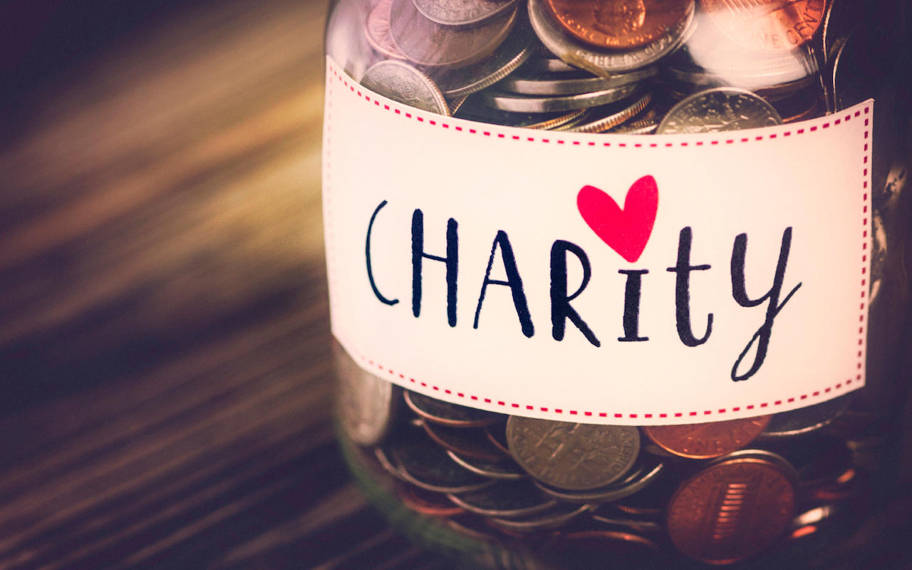 charity money jar
